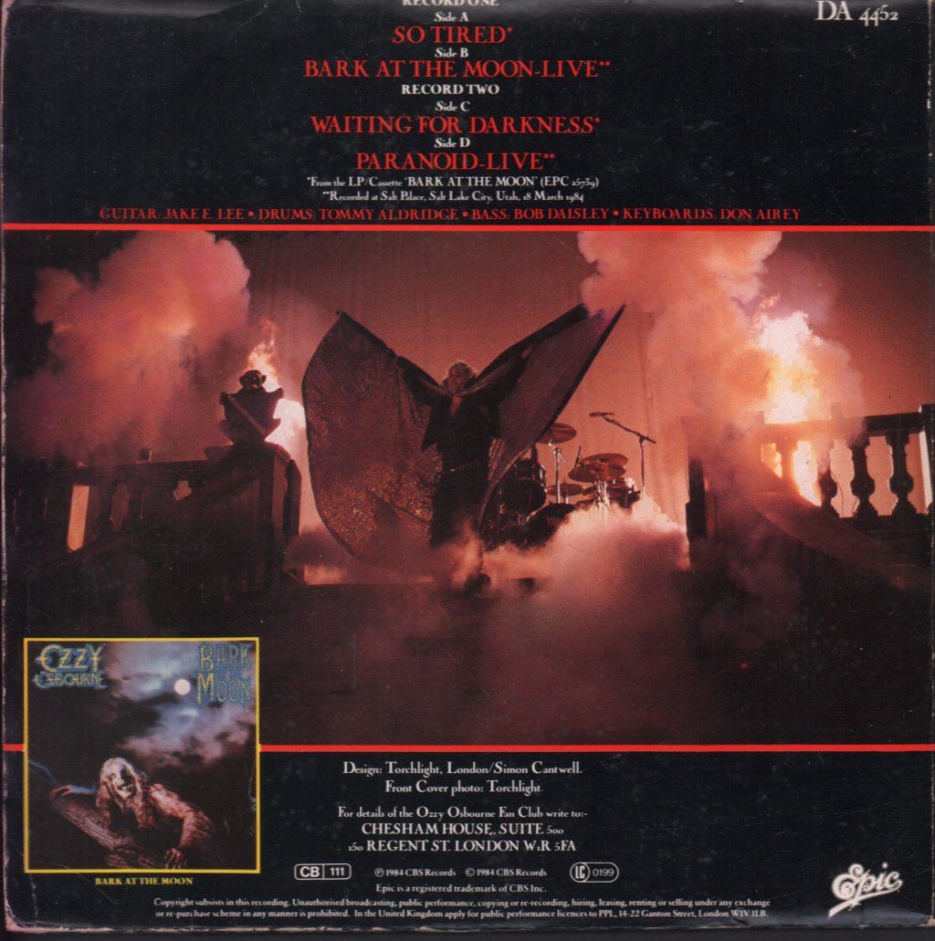 Ozzy Osbourne - So Tired - Double 7 Inch