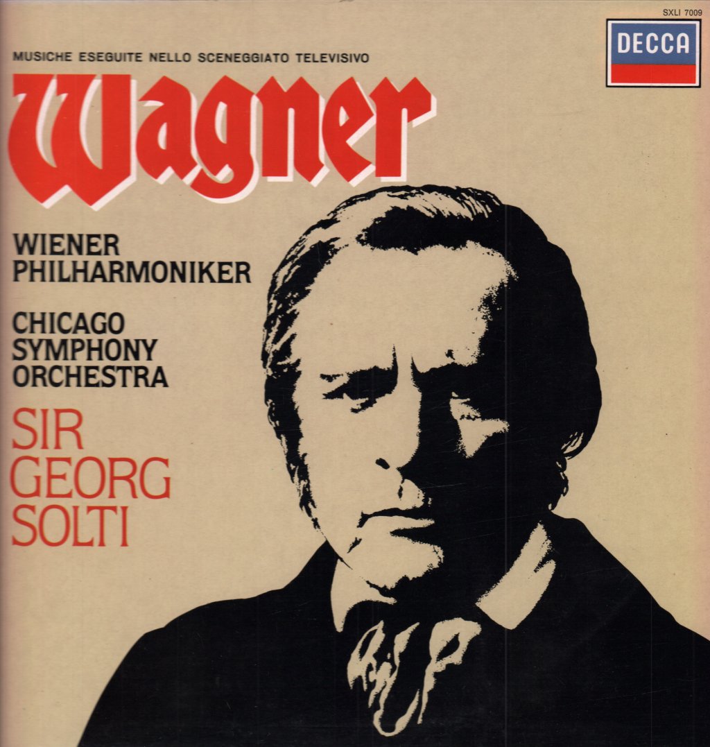 Wiener Philharmoniker + Chicago Symphony Orchestra - wagner Musiche Eseguite Nello Sceneggiato Televisivo - Lp