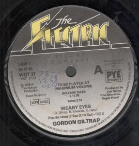 Gordon Giltrap - Weary Eyes - 7 Inch