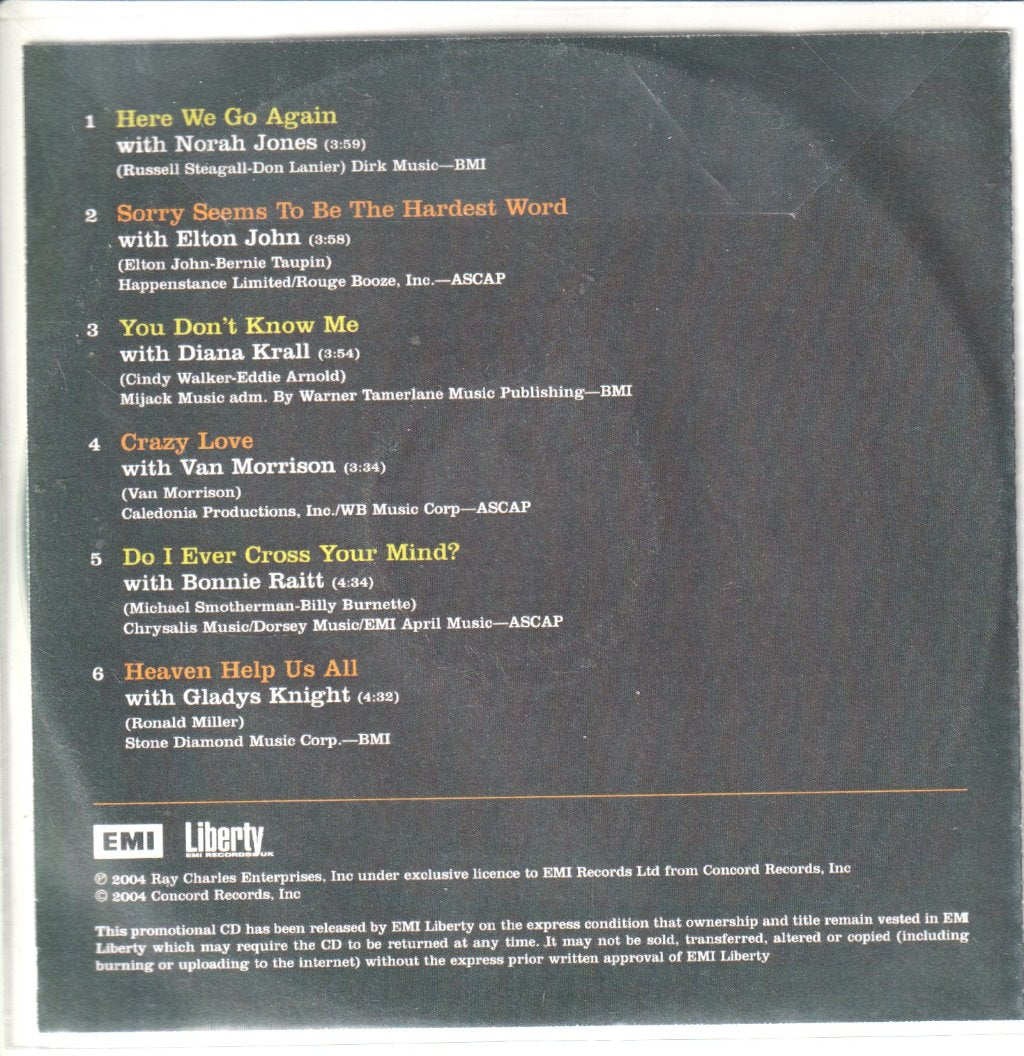 Ray Charles - duets sampler - Cdr