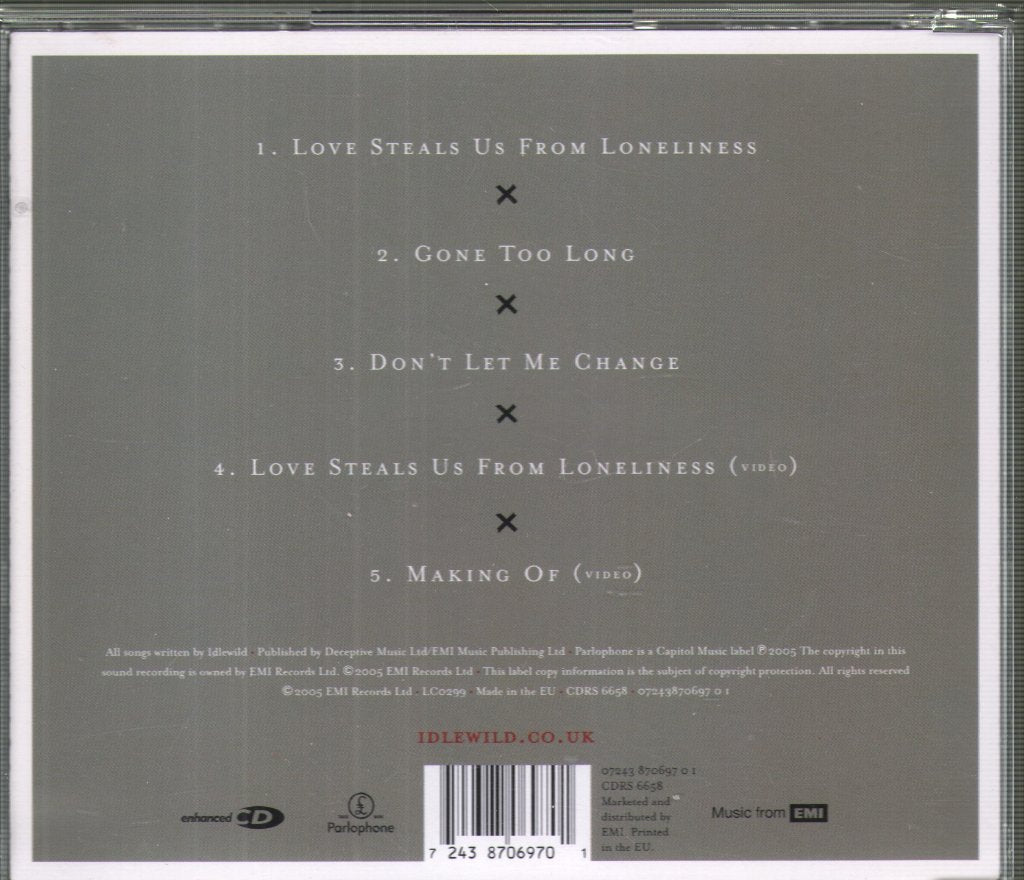 Idlewild - Love Steals Us From Loneliness - Cd