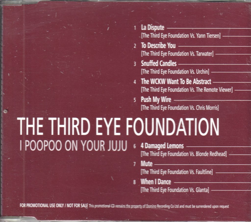 Third Eye Foundation - I Poopoo On Your Juju - Cd