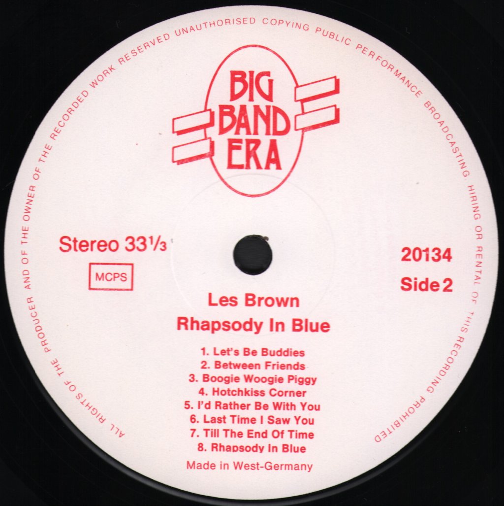 Les Brown / Doris Day - Rhapsody In Blue - Lp