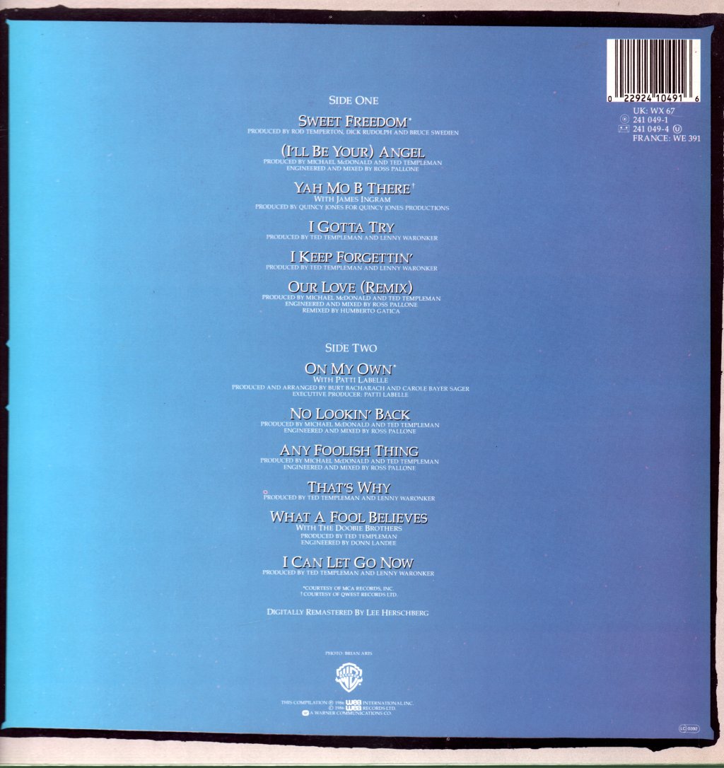 Michael McDonald - Sweet Freedom (Best Of) - Lp