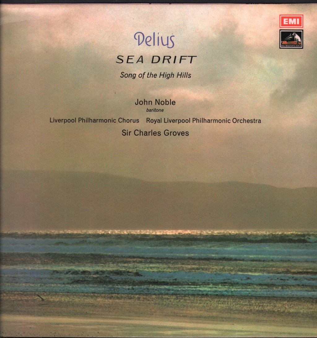 Sir Charles Groves / Royal Liverpool Philharmonic Orchestra / John Noble - Delius - Sea Drift - Lp