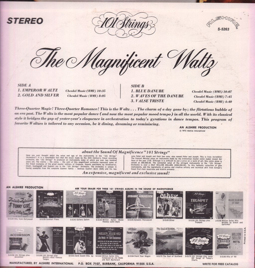 101 Strings - Magnificent Waltz - Lp