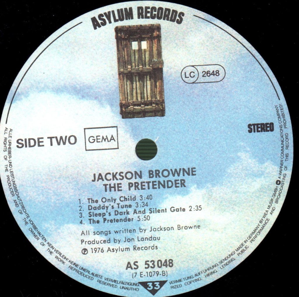 Jackson Browne - Pretender - Lp