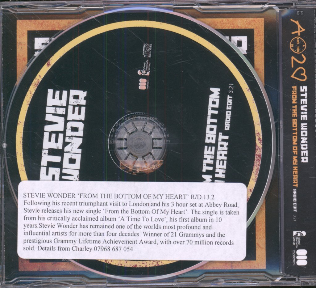 Stevie Wonder - From The Bottom Of My Heart - Cd