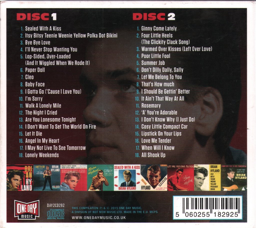 Brian Hyland - Very Best Of Brian Hyland - Double Cd