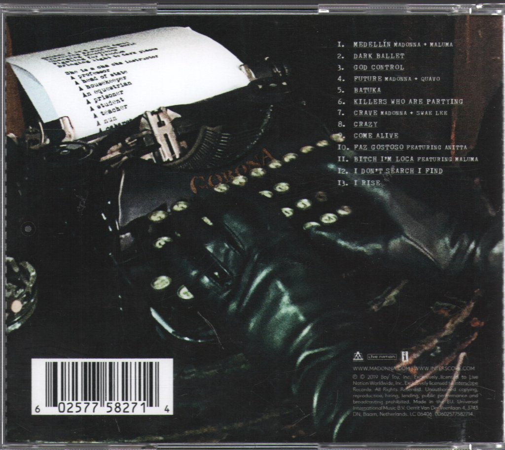 Madonna - Madame X - Cd