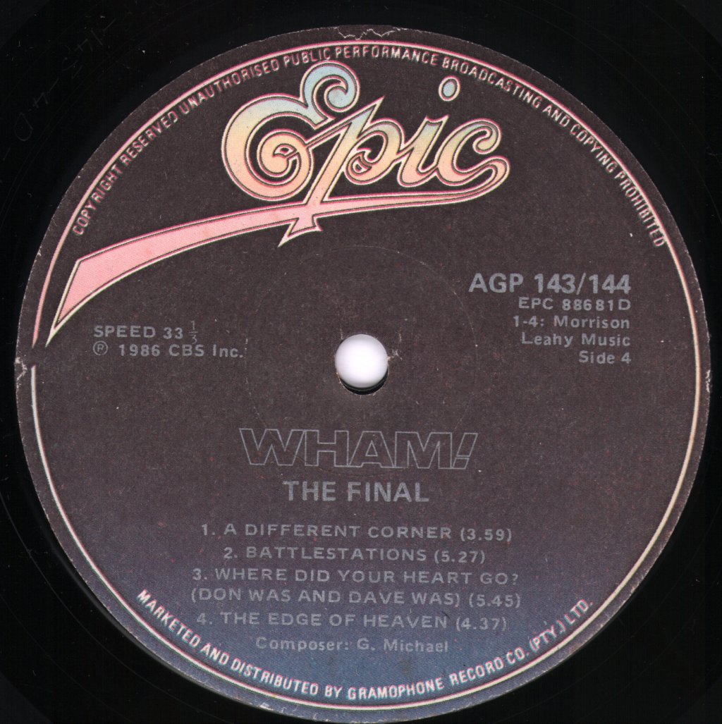 Wham - Final - Double Lp
