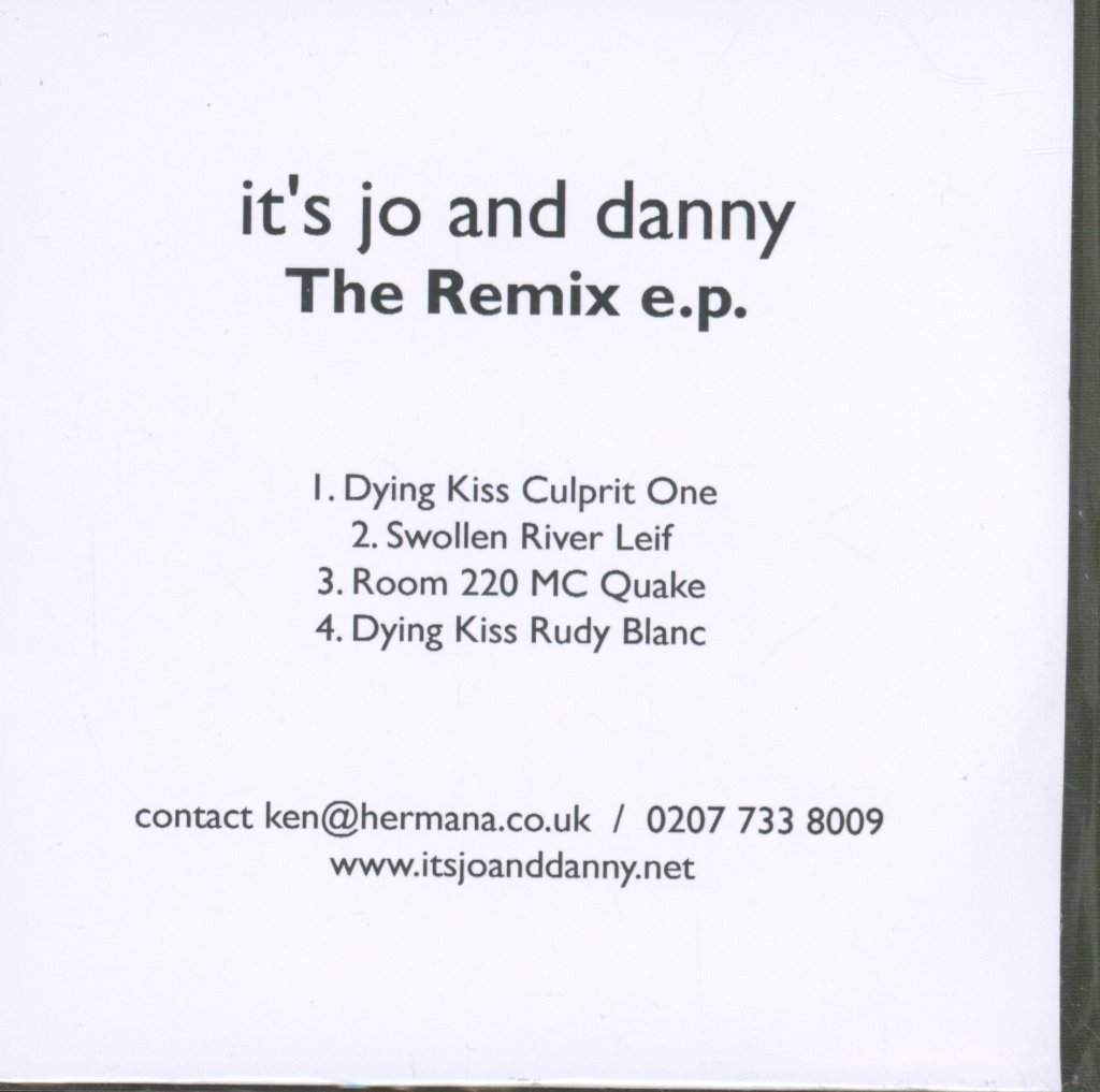 It's Jo And Danny - Remix E.P. - Cdr