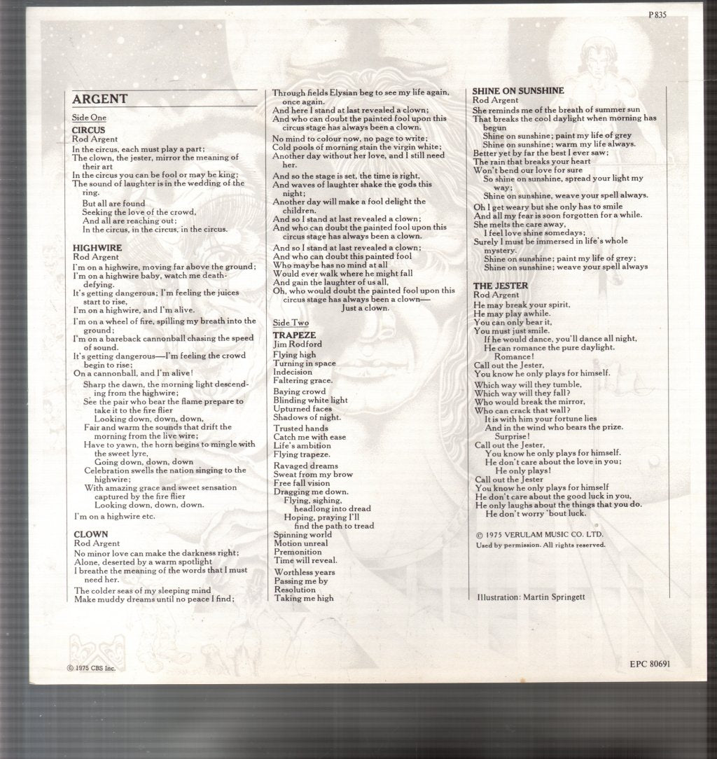 Argent - Circus - Lp