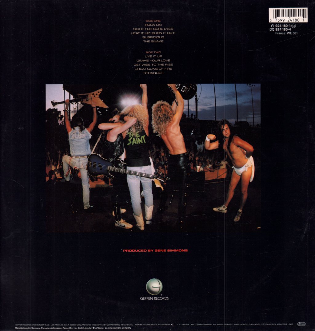 Black N Blue - In Heat - Lp