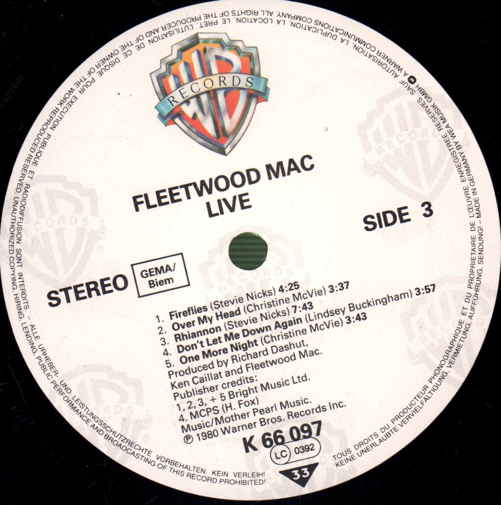 Fleetwood Mac - Fleetwood Mac Live - Double Lp