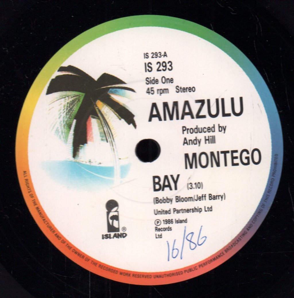 Amazulu - Montego Bay - 7 Inch