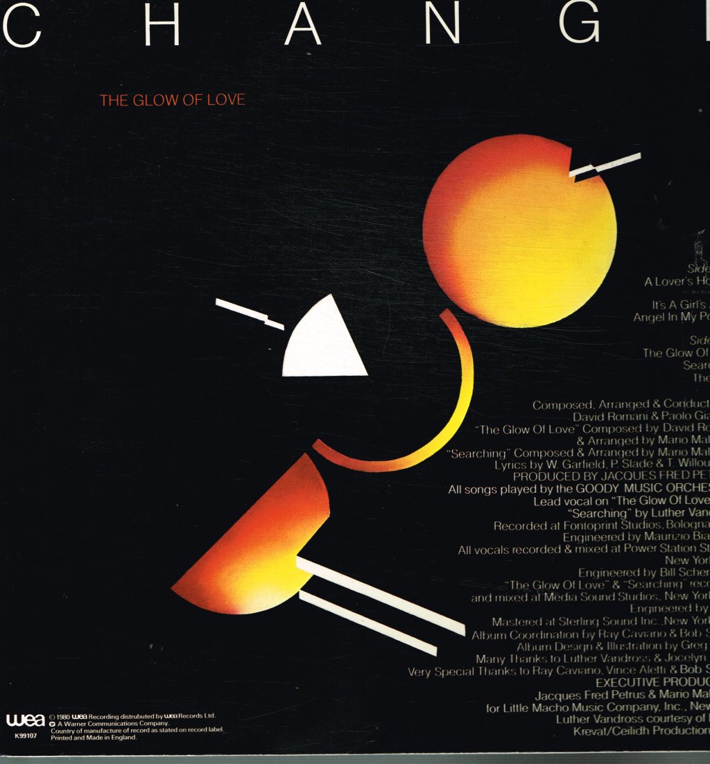 Change - Glow Of Love - Lp