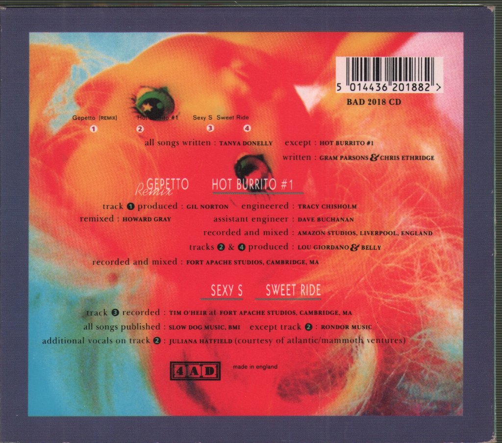 Belly - Gepetto E.P. [Remix] - Cd