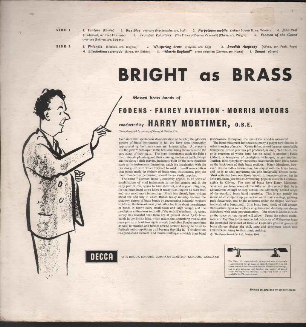Harry Mortimer - Bright As Brass - Lp
