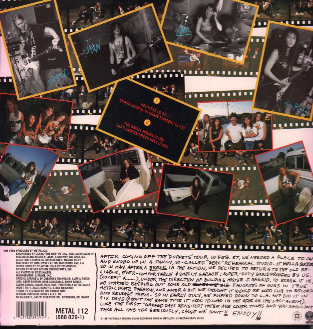 Metallica - $5.98 E.p. / Garage Days Re-Revisited - 12 Inch