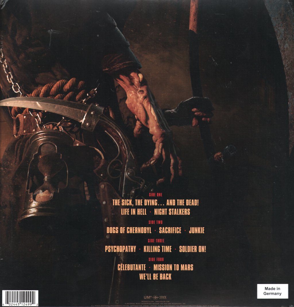 Megadeth - Sick, the Dying... and the Dead - Double Lp