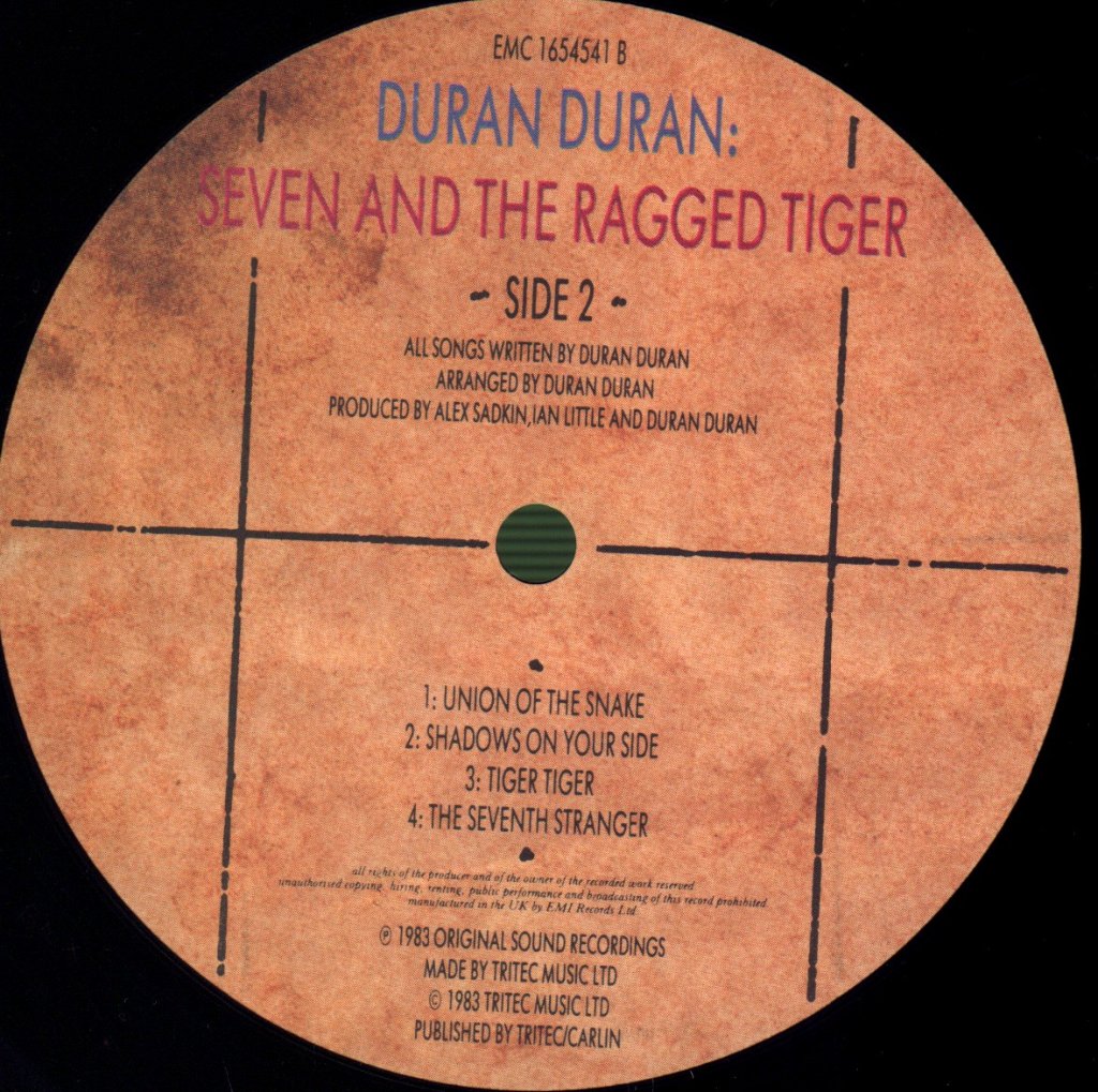 Duran Duran - Seven And The Ragged Tiger - Lp