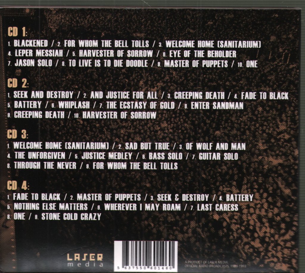 Metallica - Live On Air - The Early Years (Legendary Radio Broadcasts) - Cd Set