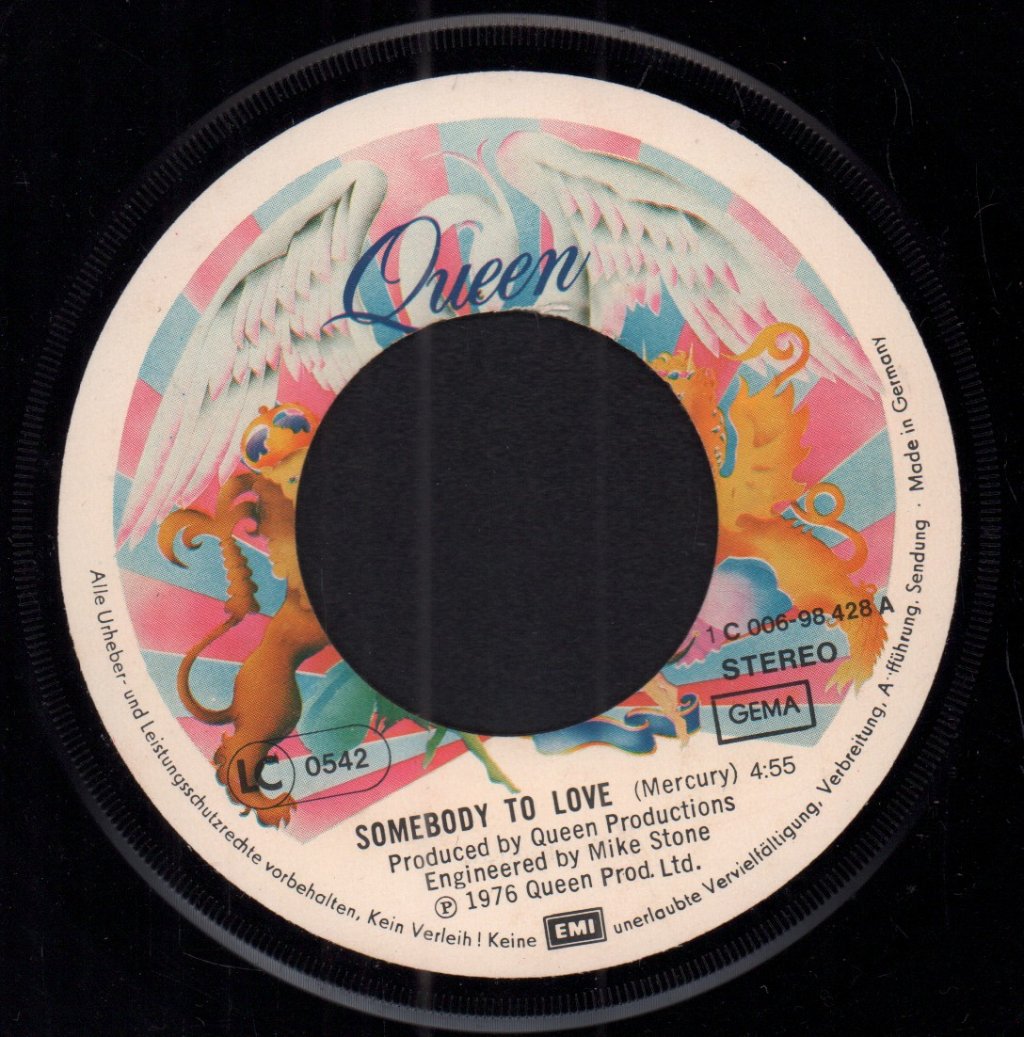 Queen - Somebody To Love - 7 Inch