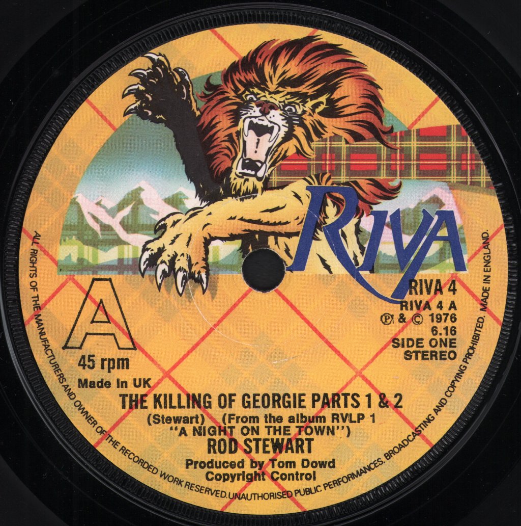 Rod Stewart - Killing Of Georgie - 7 Inch