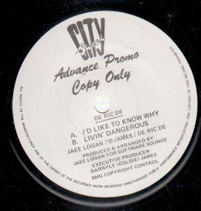 De Ric De - I'd Like To Know Why - 7 Inch