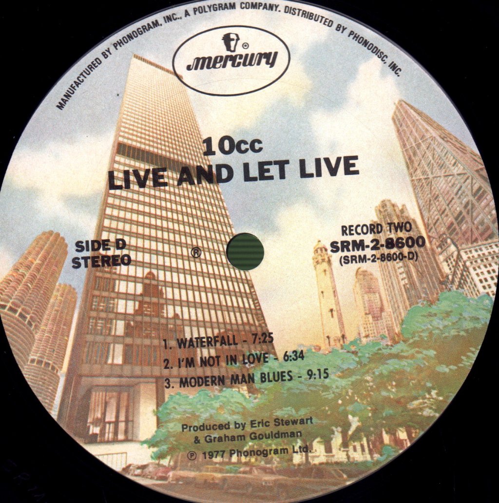 10cc - Live And Let Live - Double Lp