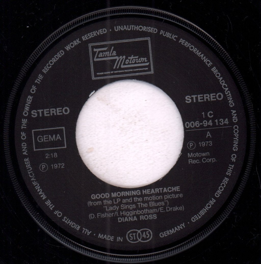 Diana Ross - Good Morning Heartache - 7 Inch