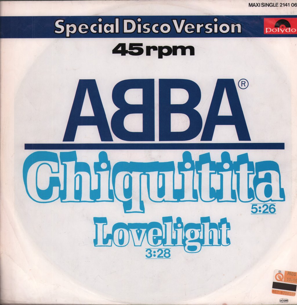 ABBA - Chiquitita - 12 Inch