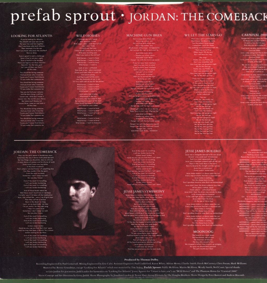 Prefab Sprout - Jordan: The Comeback - Lp