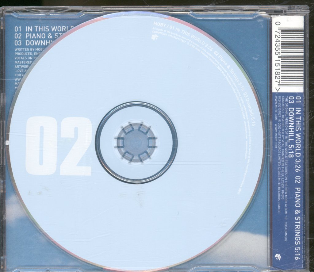 Moby - In This World - Cd