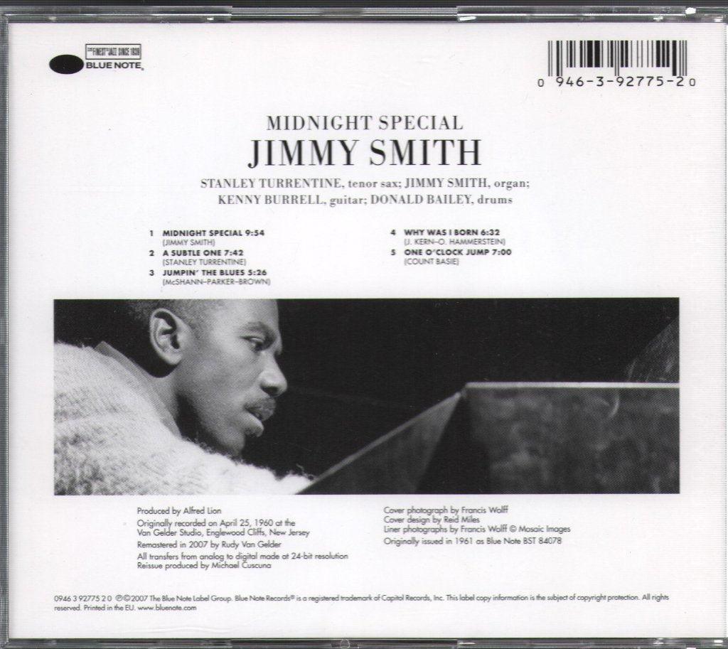 Jimmy Smith - Midnight Special - Cd