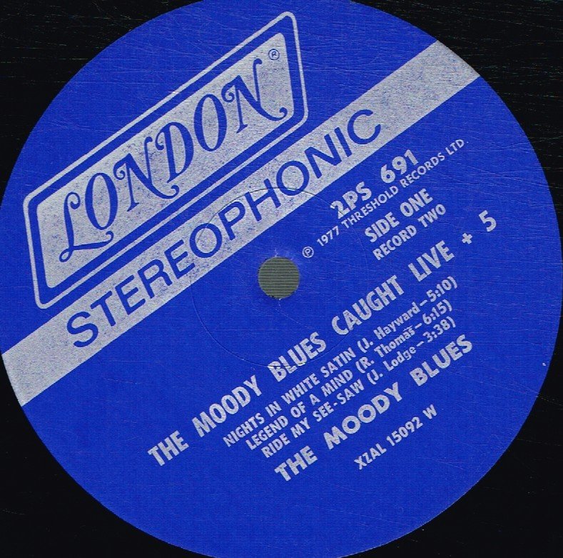 Moody Blues - Caught Live +5 - Double Lp