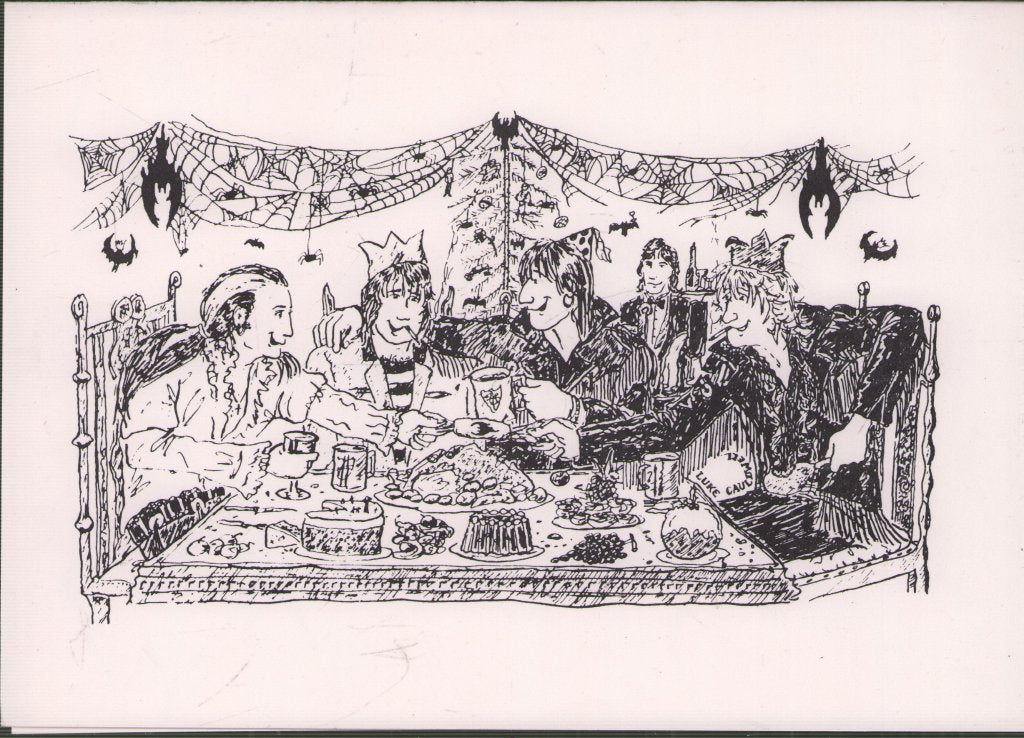 Damned - Seasons Greetings signed card - Card