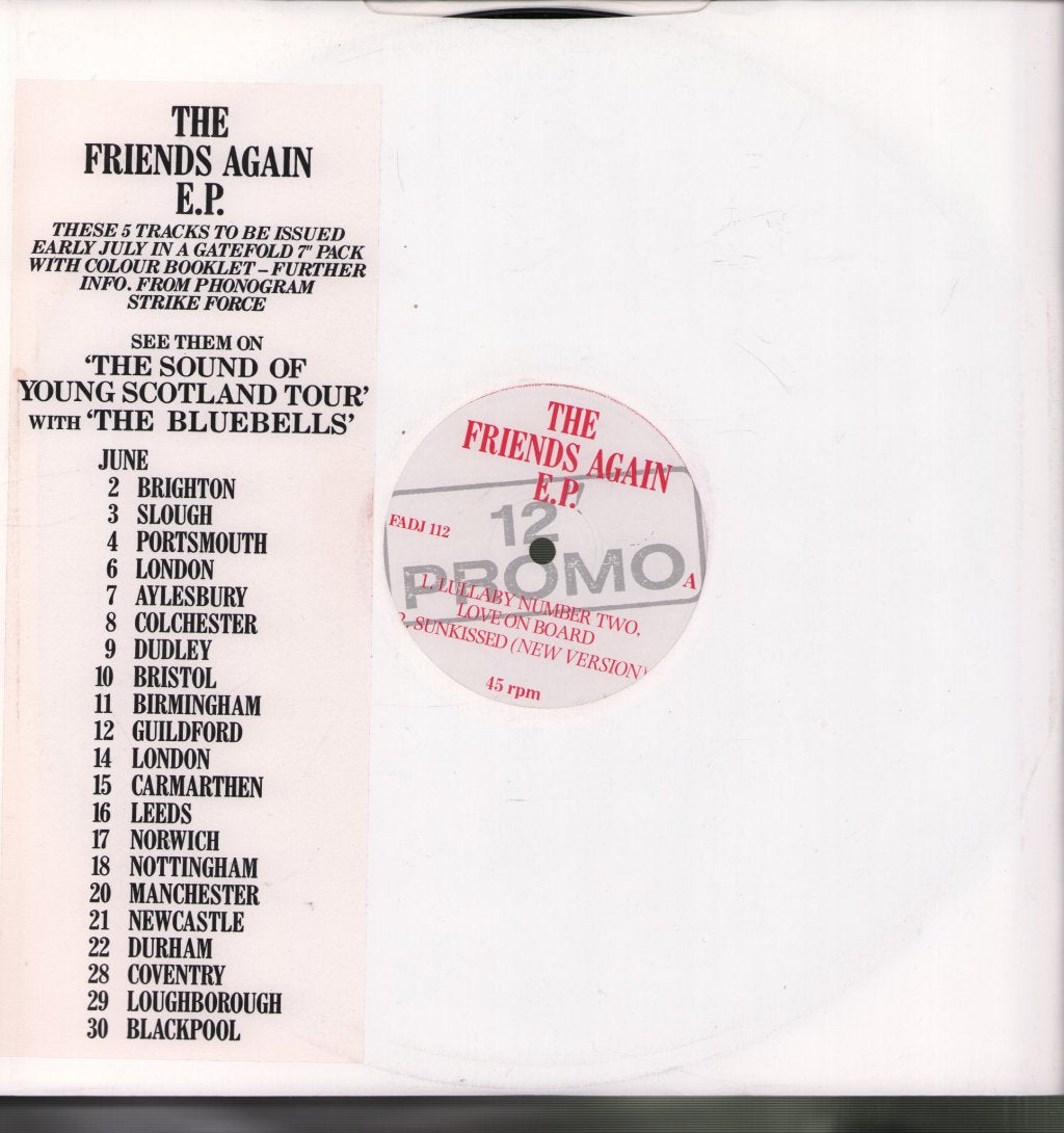 Friends Again - Friends Again E.P. - 12 Inch