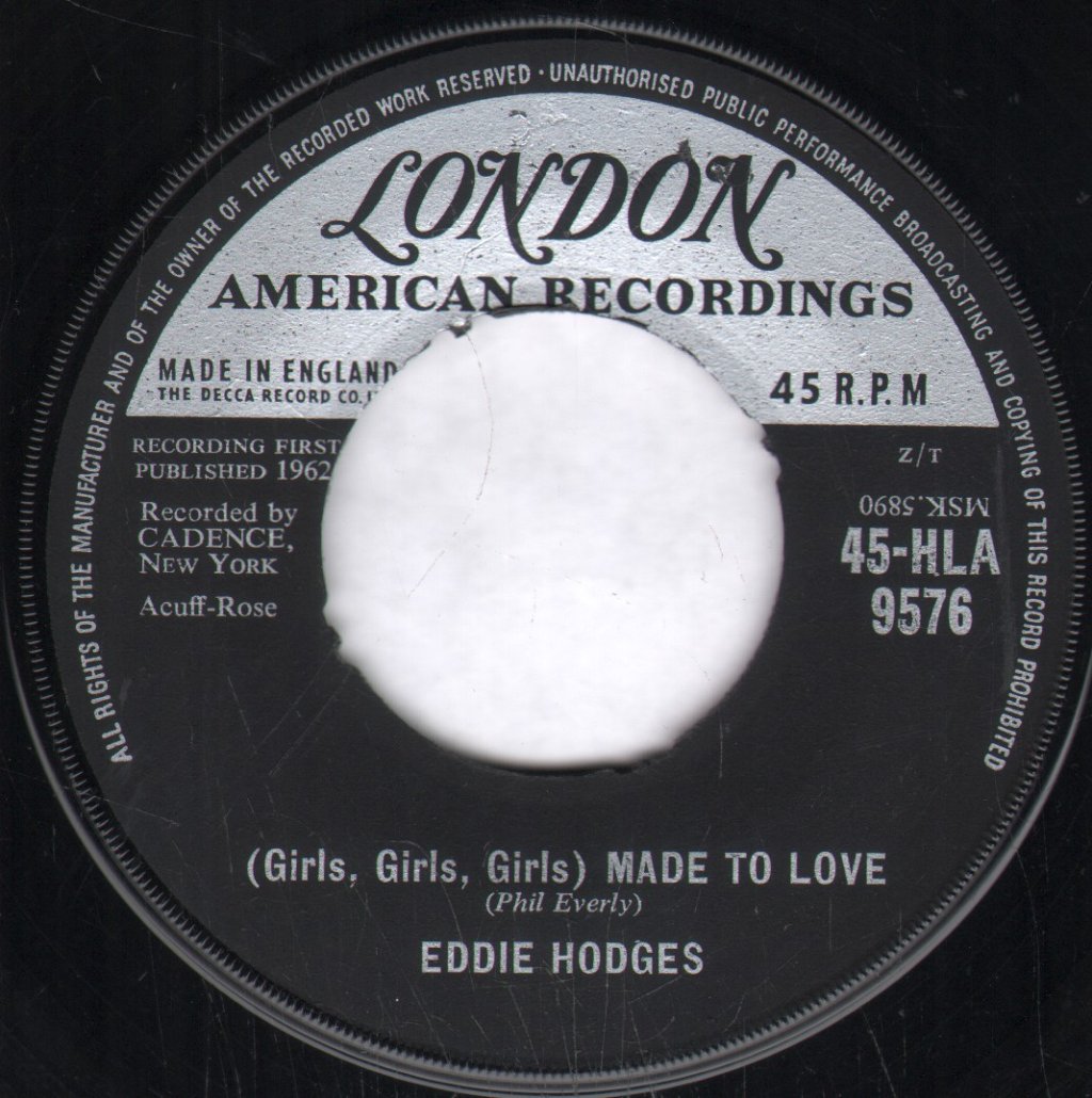 Eddie Hodges - I Make Believe It's You - 7 Inch
