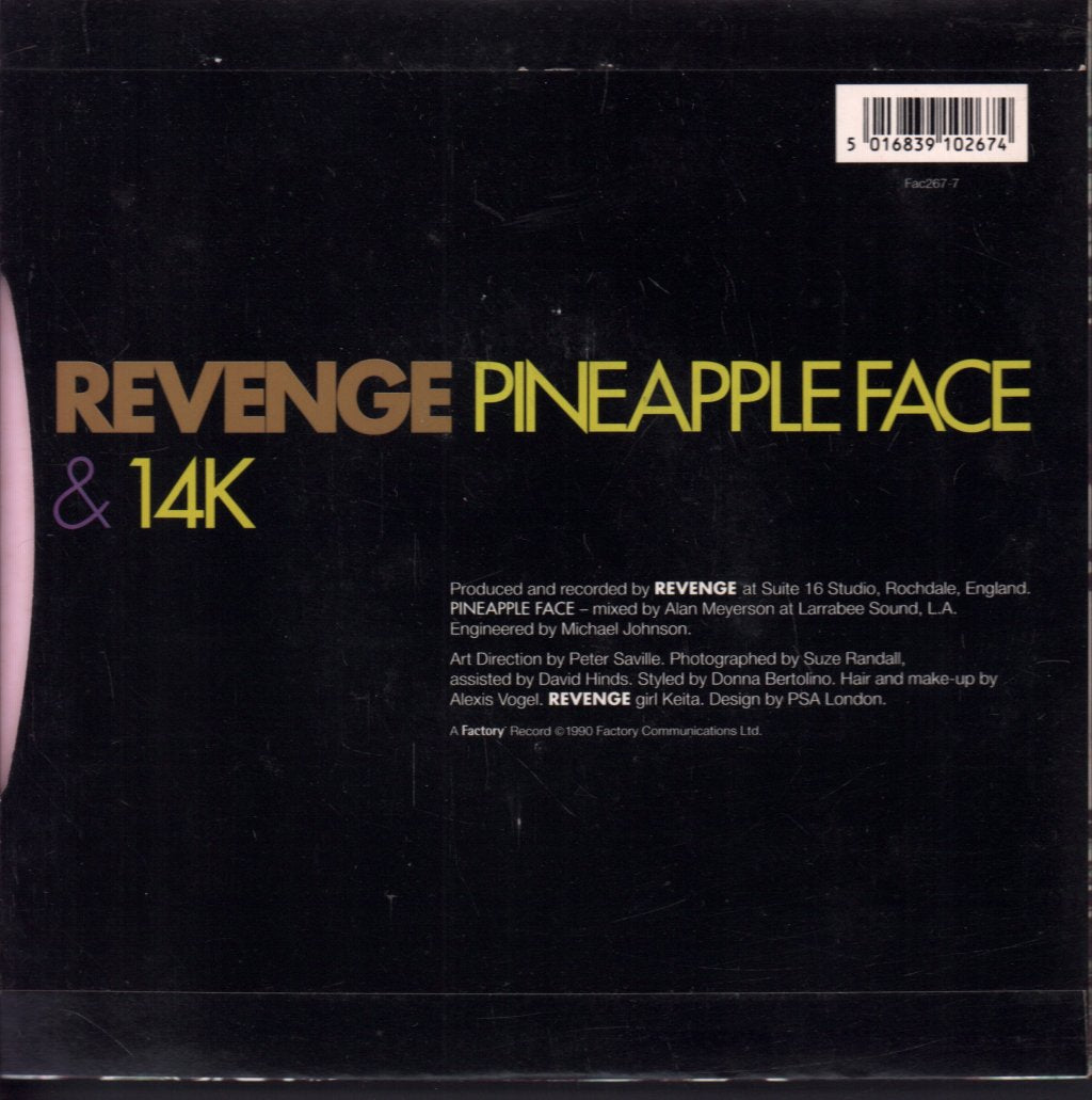 Revenge (Factory Group) - Pineapple Face - 7 Inch