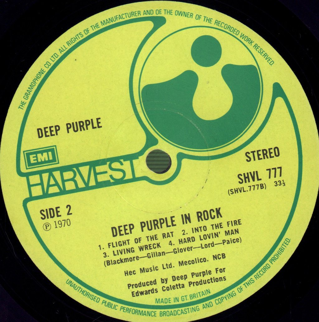 Deep Purple - In Rock - Lp