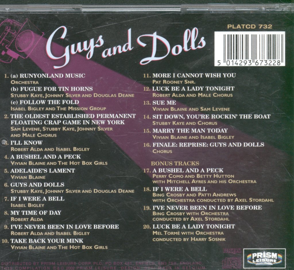 Various Artists - Guys And Dolls (Various) - Cd