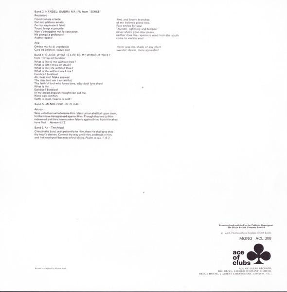 Kathleen Ferrier - A Recital Of Arias (Record 4) - Lp