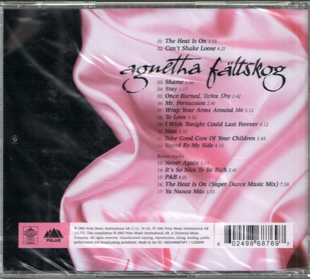 Agnetha Fältskog - Wrap Your Arms Around Me - Cd