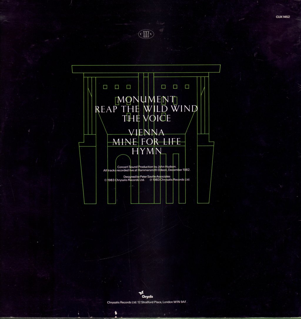 Ultravox - Monument The Soundtrack - Lp