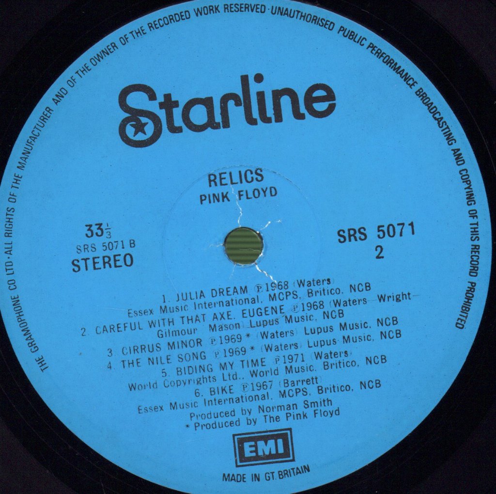Pink Floyd - Relics - Lp