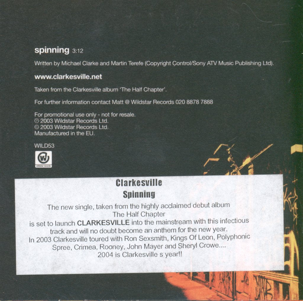 Clarkesville - Spinning - Cd