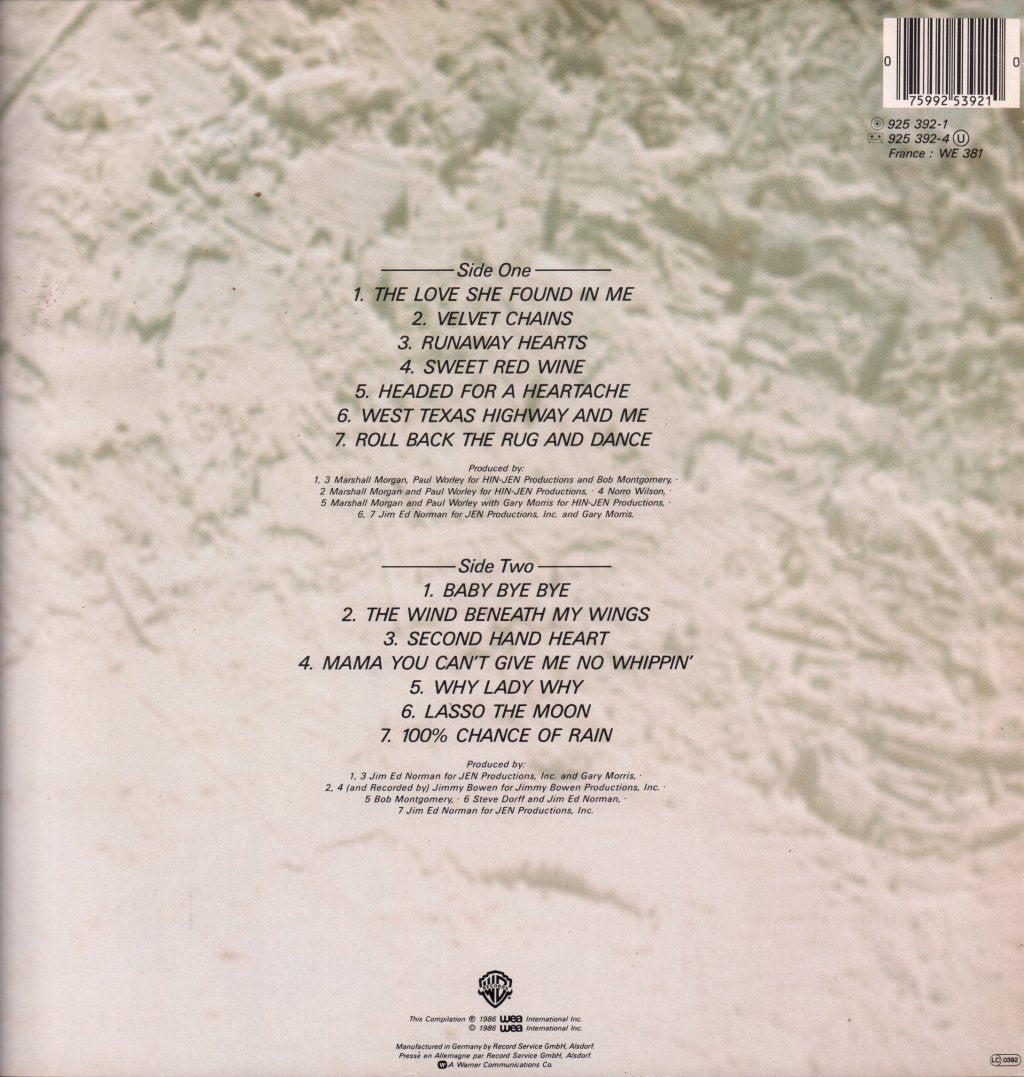 Gary Morris - Second Hand Heart - Lp