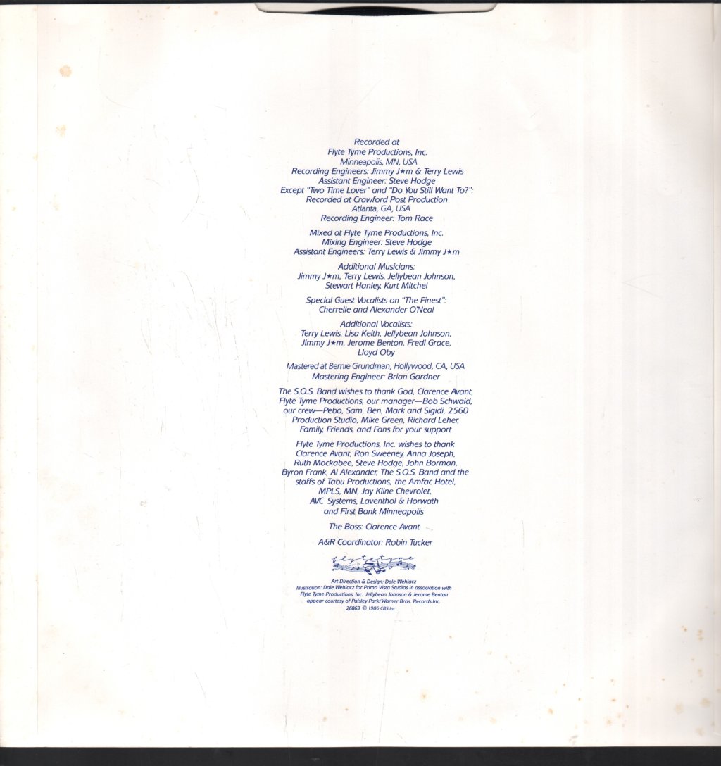 S.O.S. Band - Sands Of Time - Lp